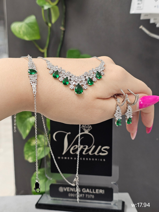 سرویس جواهری نقره ایتالیایی